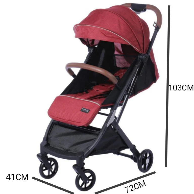 LightStroller - Rouge : La Poussette Légère et Pliable pour Tous les Déplacements – Image 4
